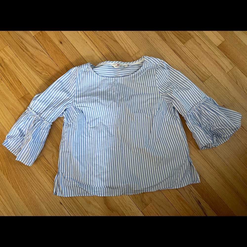Vineyard Vines Seersucker Top